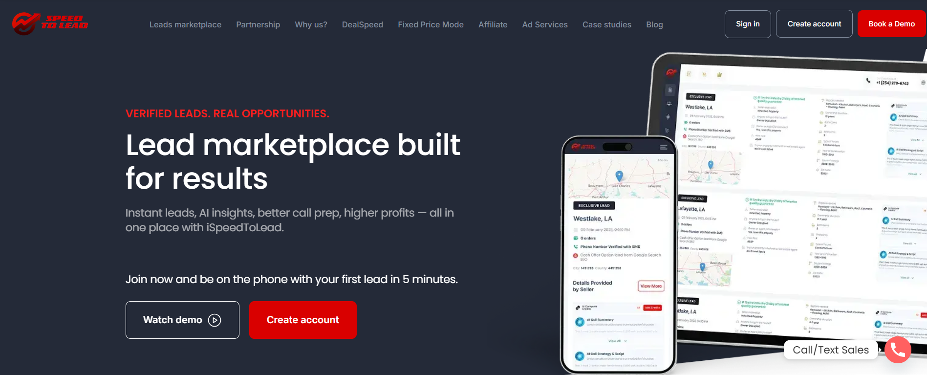 iSpeedToLead vs Property Leads