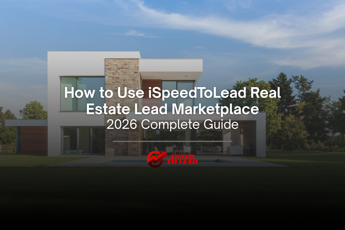 iSpeedToLead Real Estate Lead Marketplace
