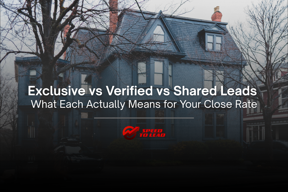 Exclusive vs Verified vs Shared Leads