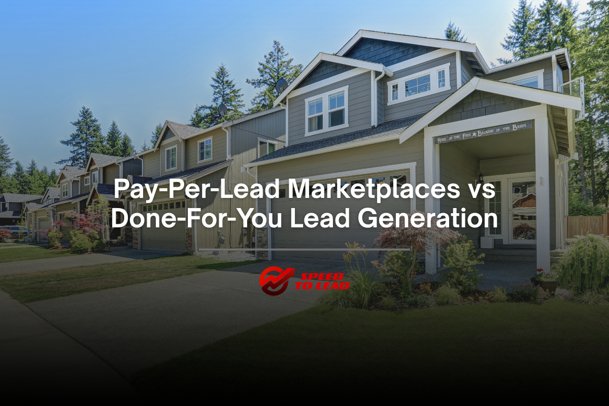 Pay-Per-Lead Marketplaces vs Done-For-You Lead Generation