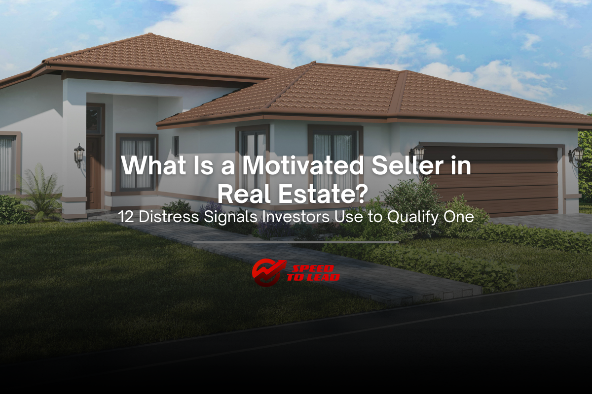 Motivated Seller in Real Estate