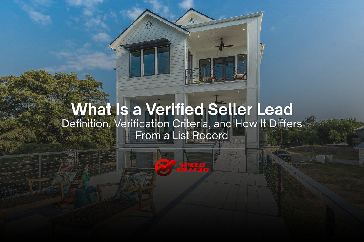 Verified Seller Lead