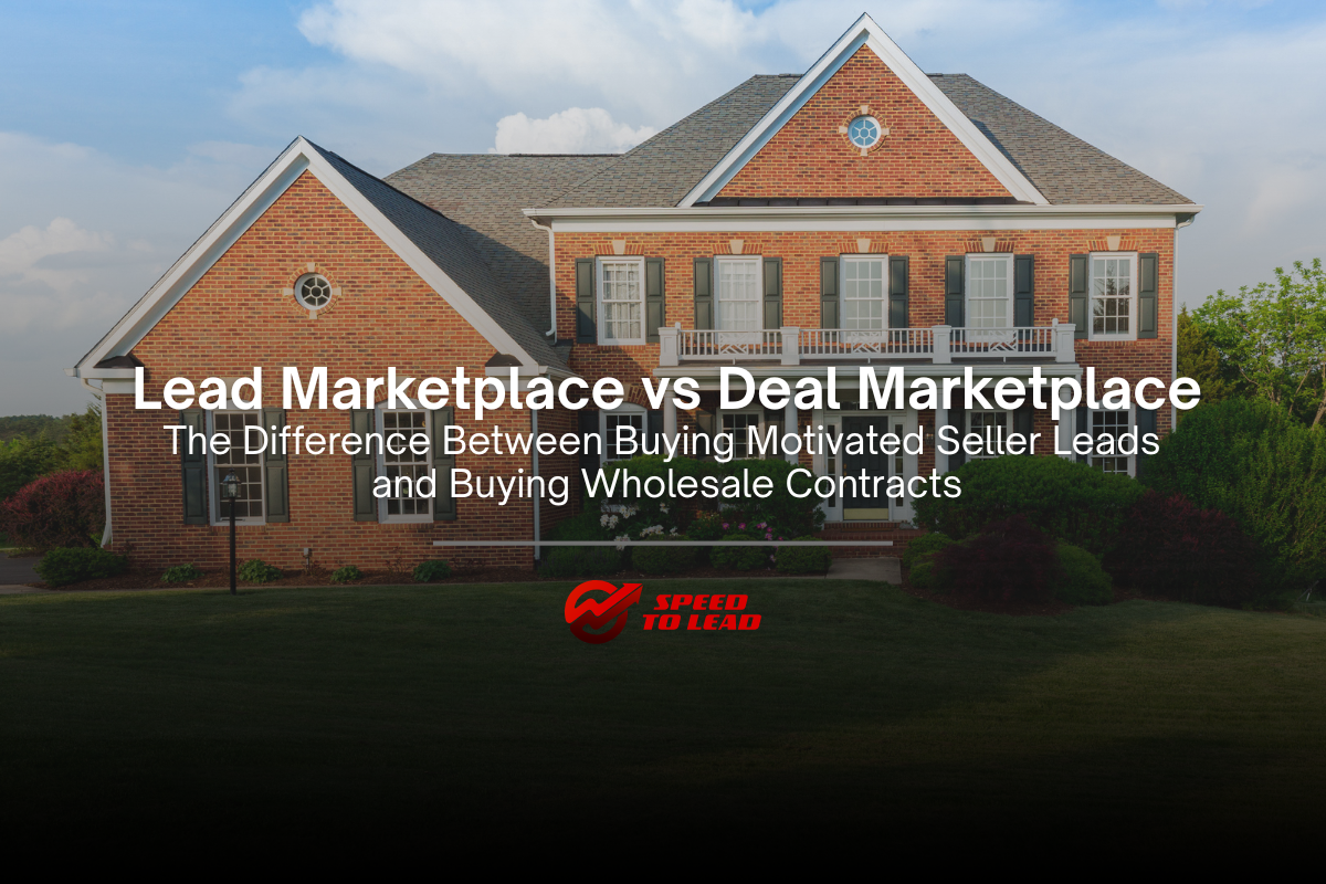Lead Marketplace vs Deal Marketplace