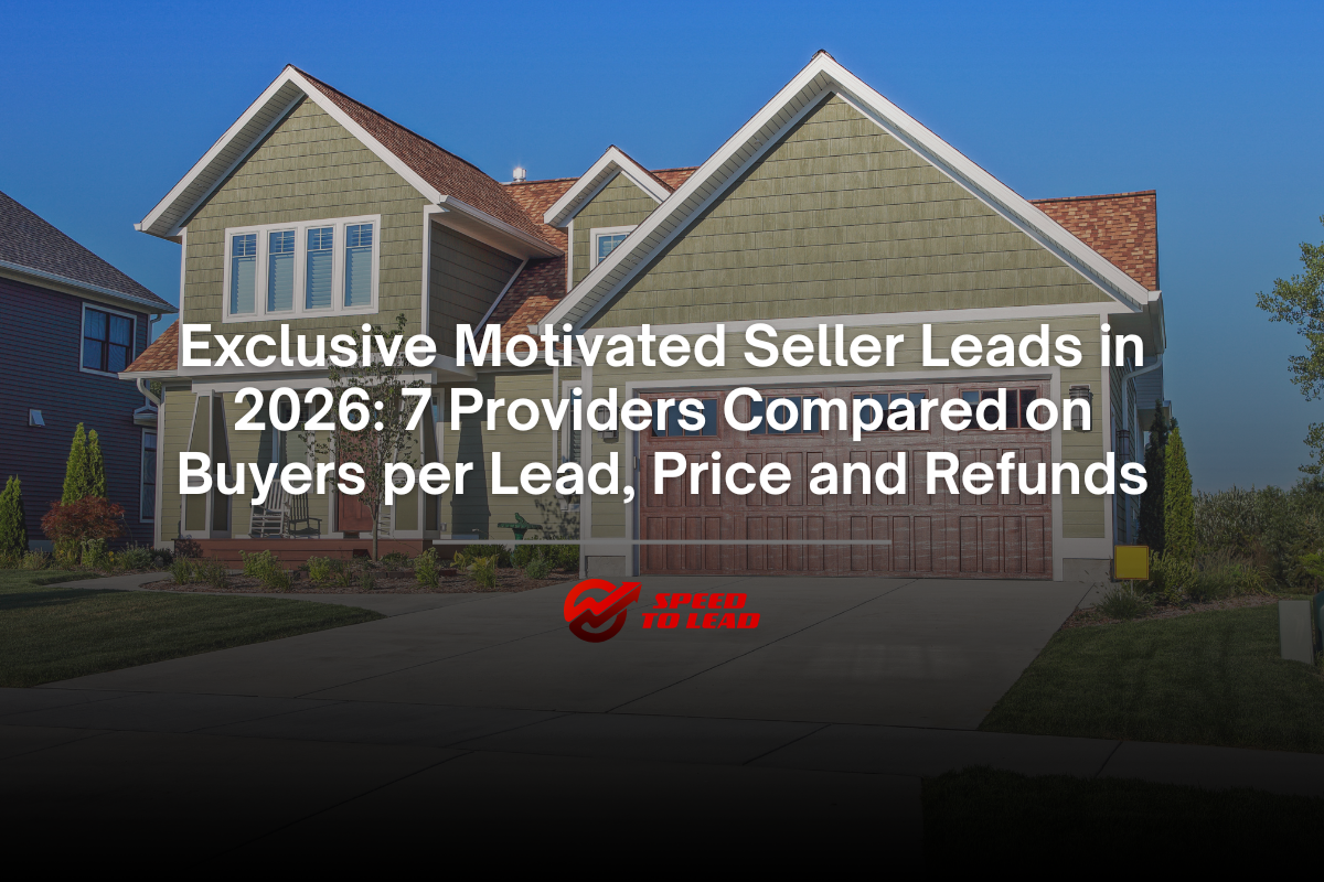 Exclusive Motivated Seller Leads in 2026
