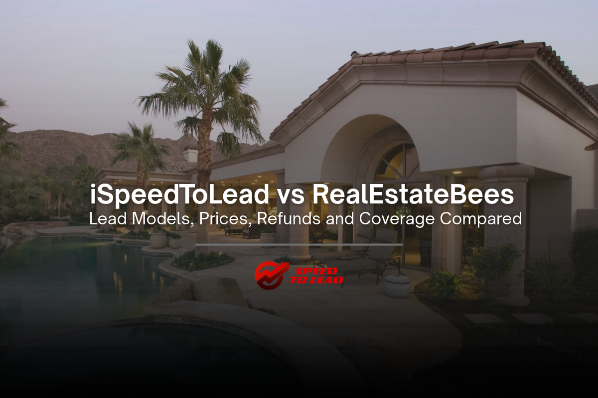 iSpeedToLead vs RealEstateBees